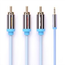 威迅VAB-R08-S200 AV线一分三转莲花头 经典多媒体连接方案的得与失